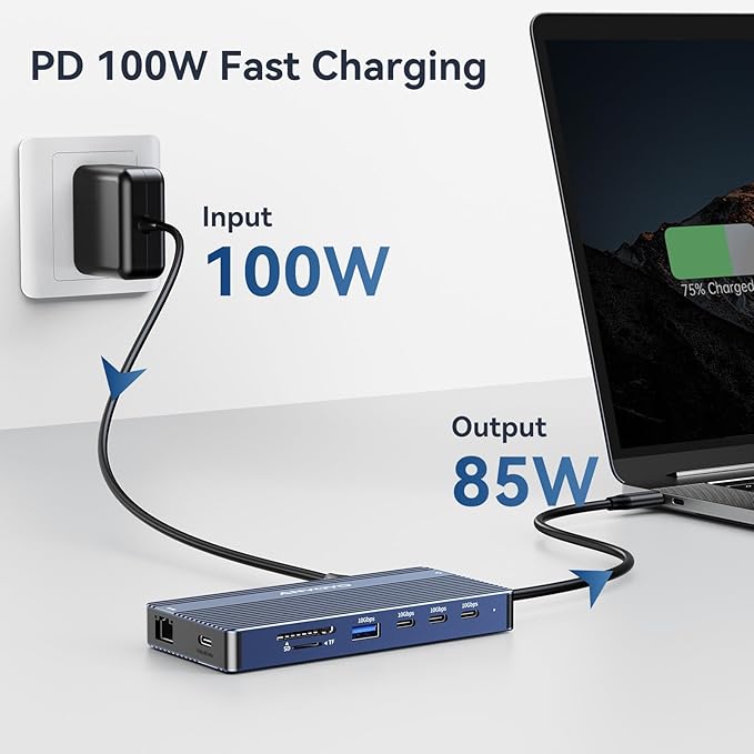 USB C Docking Station, 14 in 1 USB Hub - Image 7