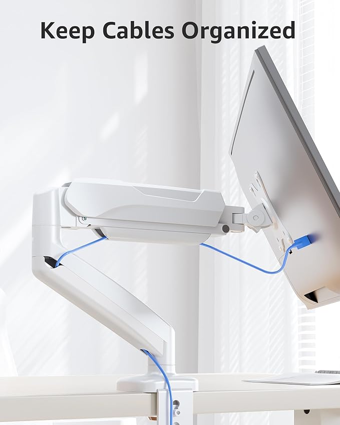 MOUNTUP Single Monitor Desk Mount Holds Screen up to 32 inch, Height Adjustable - Image 7