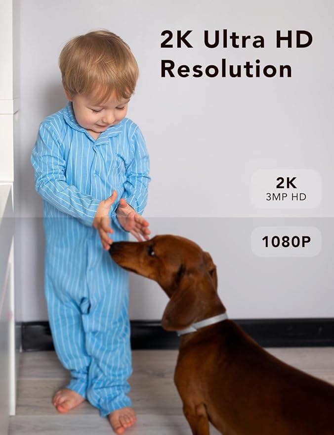 FAMVIVA 2K Security Camera, Outdoor/Indoor - Image 3