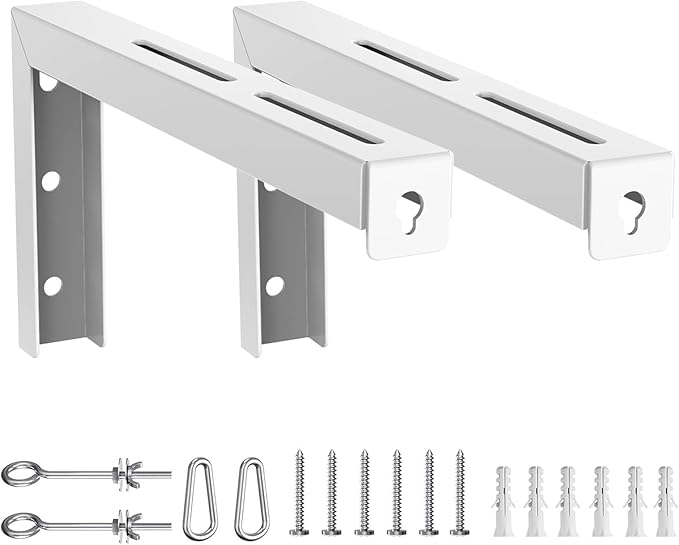 WALI Universal Projector Screen Ceiling Mount, Wall Hanging Mount L-Brackets - Image 9