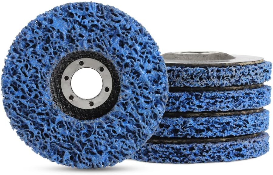 Easy Strip Discs Clean and Remove Paint, Rust and Oxidation 4-1/2” x 7/8” - 5 Pack