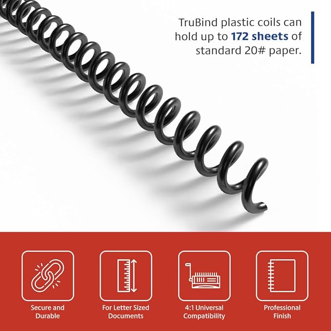 TruBind 20mm Spiral Binding Coils - Image 3