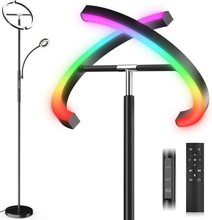 SIBRILLE Upgraded RGBCW Floor Lamp by SIBRILLE