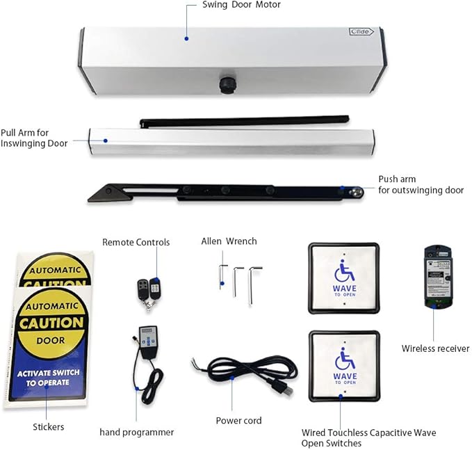 Olideauto Wireless Handicap Door Opener, Pair - Image 7