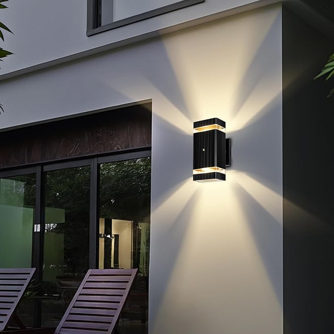 MZLITI Dusk to Dawn Outdoor Lighting 2Pack, 3000K Warm White Outdoor Wall Lights - Image 6