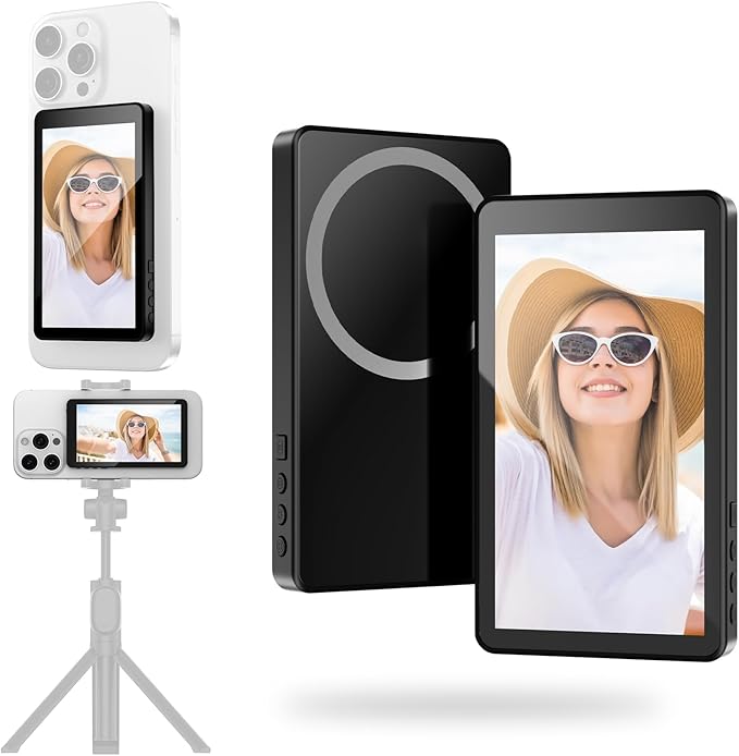 Bouvardia for Magnetic Vlog Selfie Monitor Screen, Zero-Lag Screen Sharing by Bouvardia