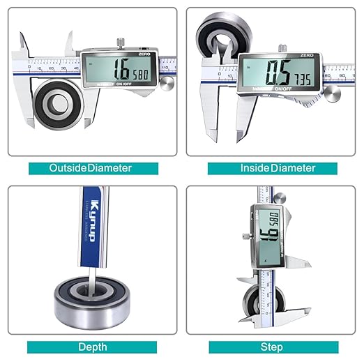 Kynup Digital Caliper Measuring Tool, Vernier Dial Caliper Digital Outside - Image 4