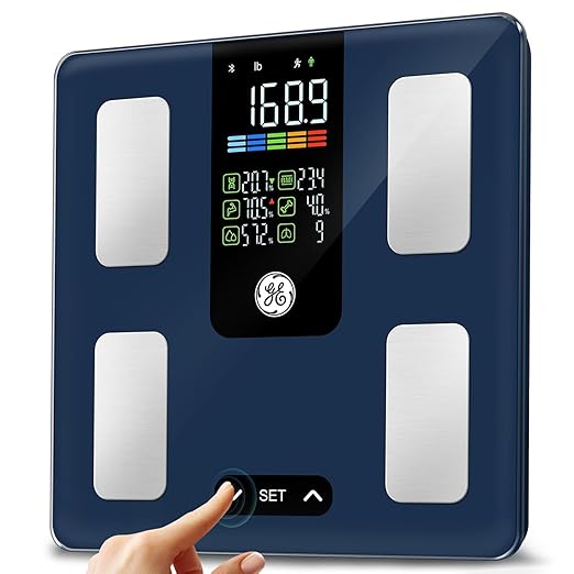 GE Smart Scale for Body Weight, Muscle Mass, Digital Bathroom Scales 500lbs by GEAppliances