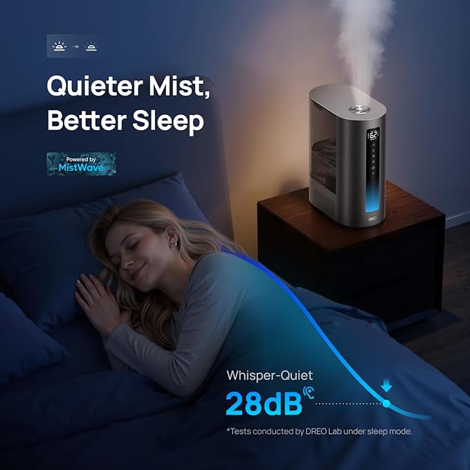 DREO 6L Humidifiers for Bedroom, Smart Warm & Cool Mist for Large Room - Image 5