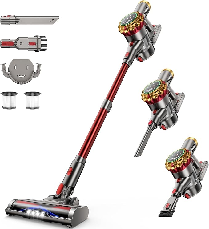 Aipoway Cordless Vacuum Cleaner 580W 50Kpa Vacuum Cleaners by AIPOWAY