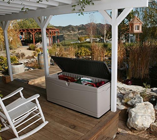 lifetime 60012 extra large deck box, 130 gallon, package contents