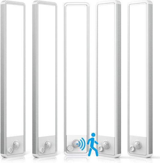 5 Pack Under Cabinet Lighting Wireless 2200maAh Rechargeable LED Motion Sensor