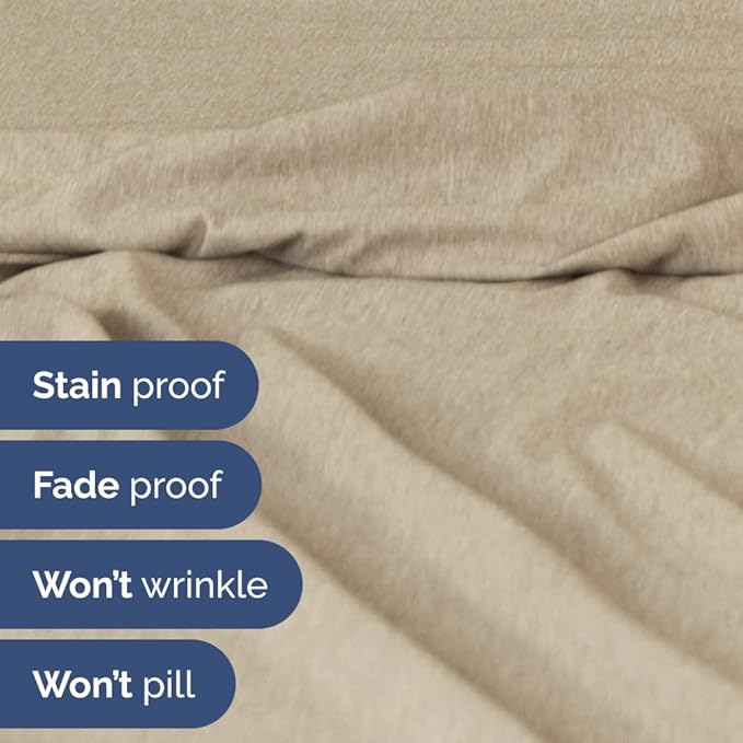 Split Head King Sheet Set – 4 Piece Flex Split Top King Sheets - Image 6