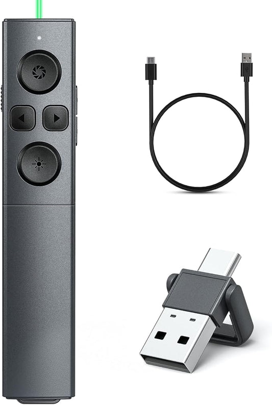 2 in 1 USB Type C Presentation Clicker by NinjaABXY