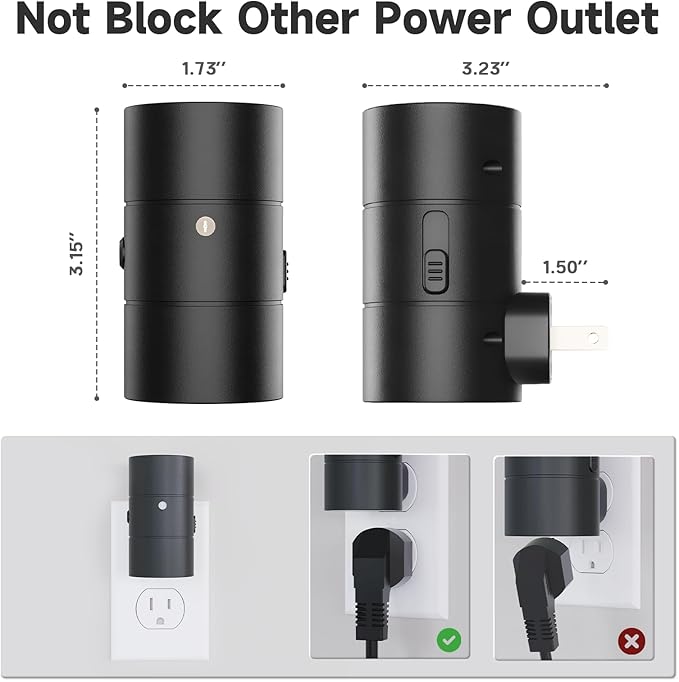 NIORSUN Night Lights Plug into Wall, Dimmable - Image 5