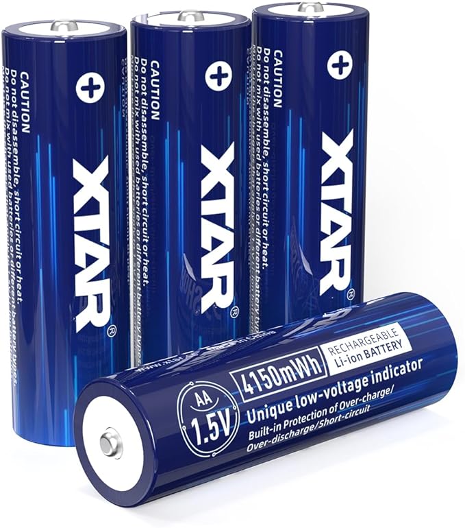 XTAR aa Batteries 1.5V Battery 4150mWh by XTARUSOfficial