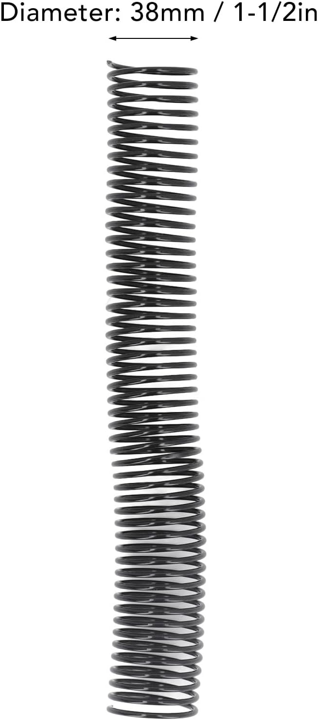 18 Pcs Plastic Spiral Binding Coil, 4:1 Pitch, 38mm Diameter, - Image 6