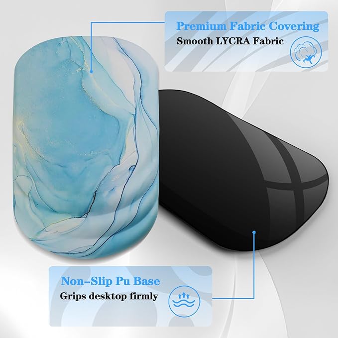 Mouse Pad Wrist Wrist Rest, Comfortable Memory Foam Wrist Rest, Non-Slip PU Base - Image 5