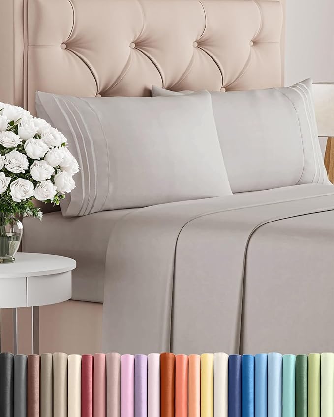 King Size 4 Piece Sheet Set by CGKUnlimited