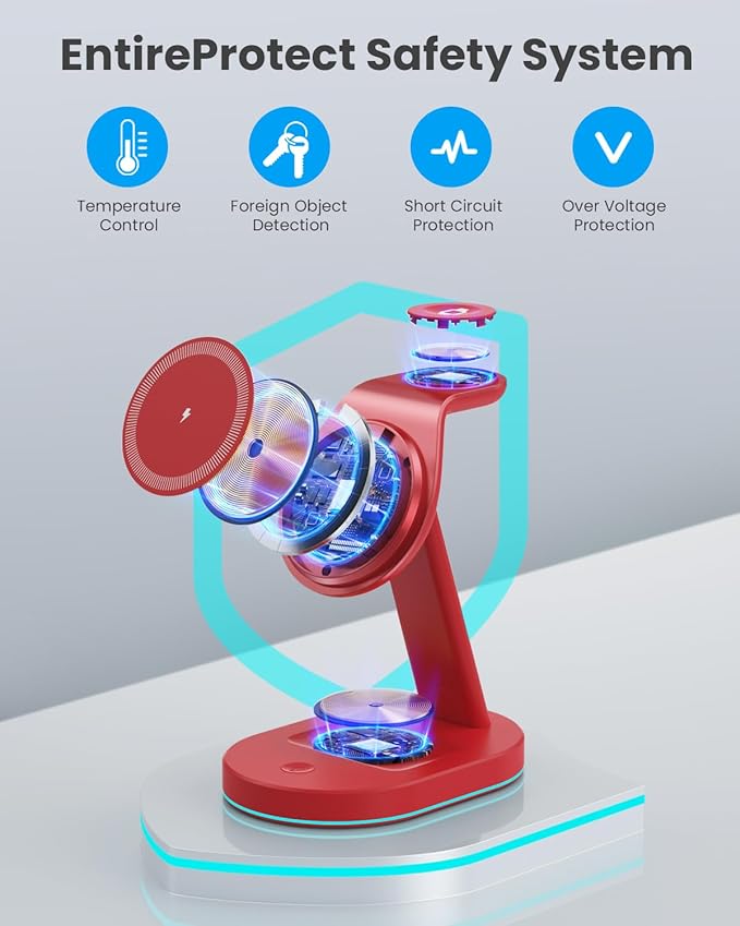 3 in 1 Wireless Charger Charging Station - Image 5