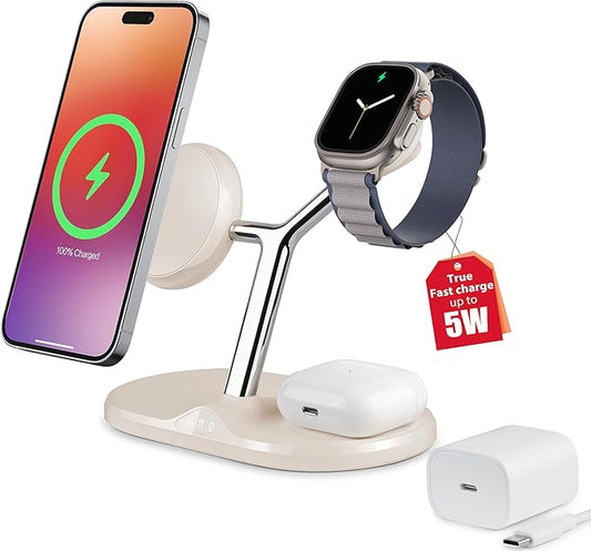 3-in-1 Wireless Charging Station by HOLAMI