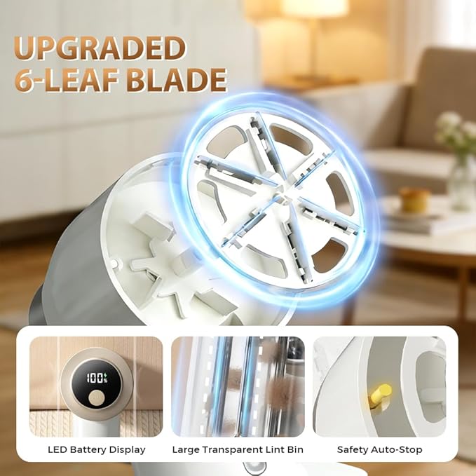 Rechargeable Fabric Shaver for Clothing - Image 5