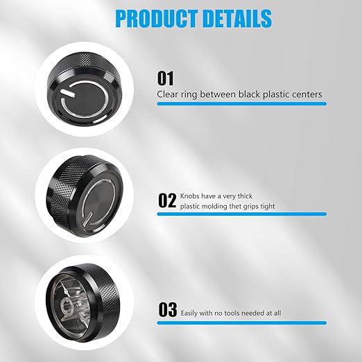 Xomzema 3Pcs Upgraded Control Switch Knob - Image 8