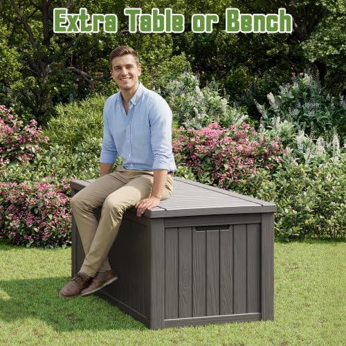 kamaboko outdoor storage box, 230 gallon deck box, package contents
