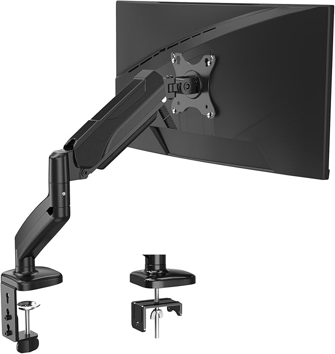 DreamAxis Single Monitor Mount, Gas Spring Monitor Arm by Unknown