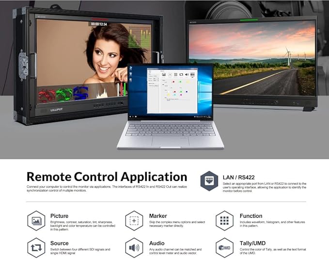 LILLIPUT Q28-VBP 28" 12G-SDI 12G-SDI and 4K HDMI 2.0 Professional Production - Image 7