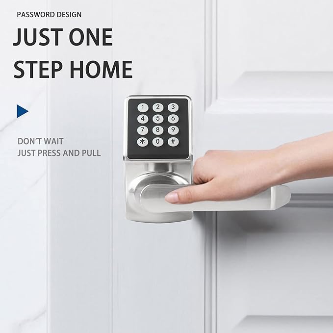 BAOLONG Keyless Entry Door Lock, Electronic Keypad Lock - Image 2