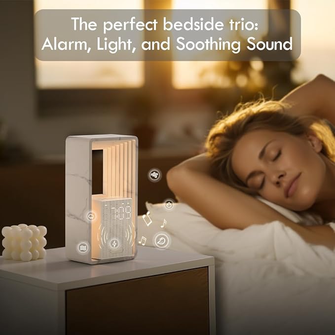 WILIT Digital Alarm Clock, Sunrise Alarm Clock - Image 8