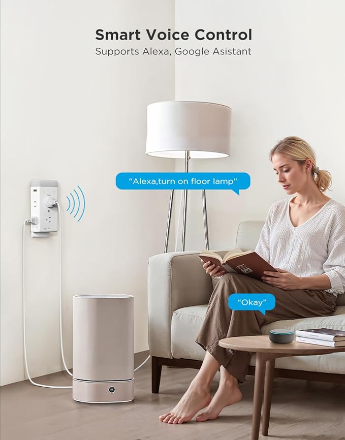Govee Smart Plug Outlet Extender, 3-Sided Smart Power Strips - Image 3