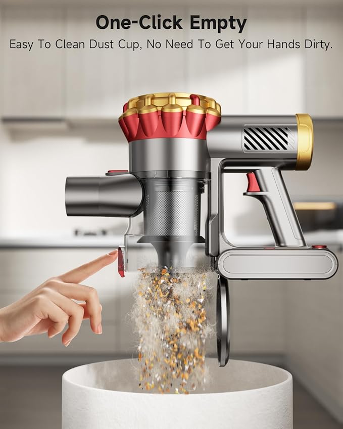 Aipoway Cordless Vacuum Cleaner 580W 50Kpa Vacuum Cleaners - Image 9
