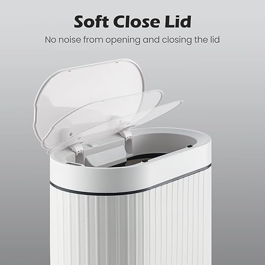 Bathroom Sensor Trash Can with Lid Automatic 2 Gallon Smart Garbage Can - Image 3