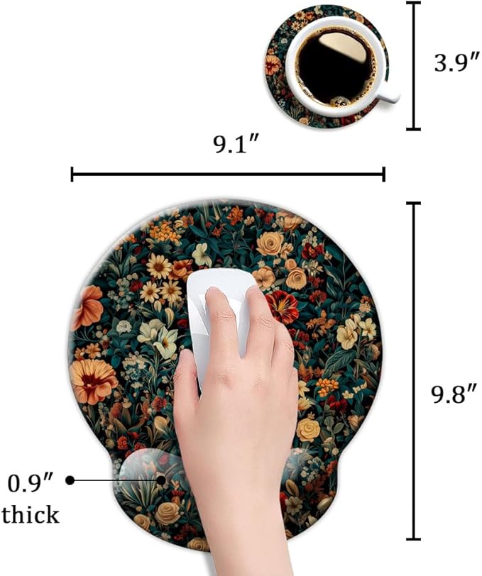 Ergonomic Mouse Pad with Wrist Support, Mouse Pad with Wrist Rest, Relieve - Image 6