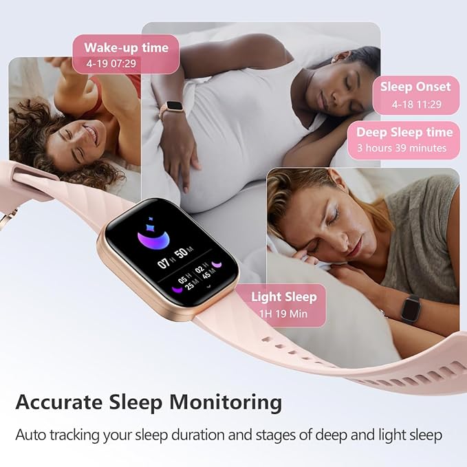 FITVII Health & Fitness Tracker, Smart Watch - Image 4