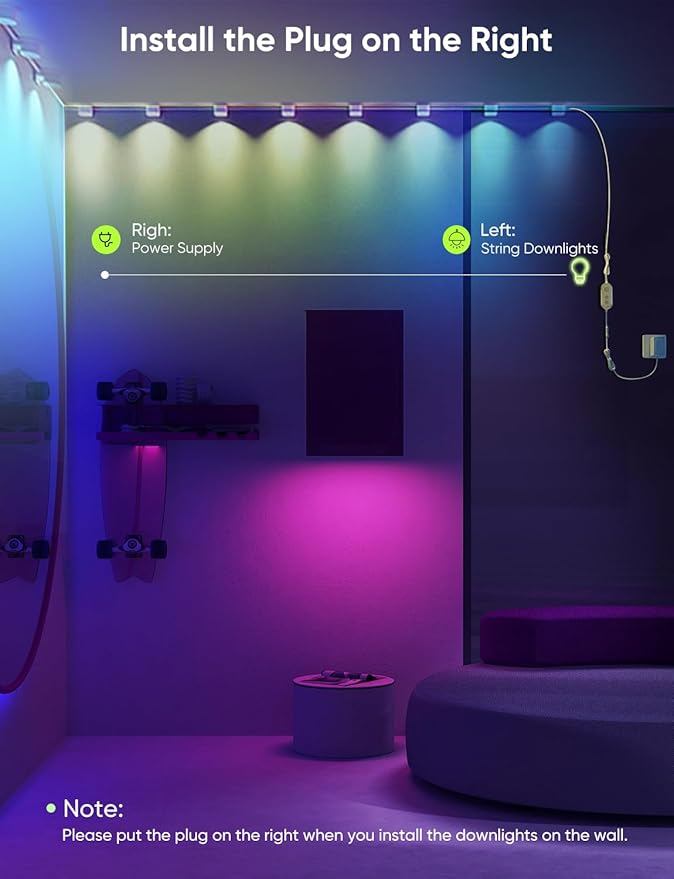 Smart RGB String Downlights, 30ft - Image 8