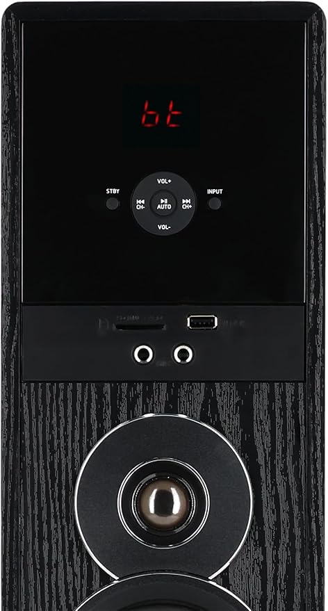 Rockville TM80B Powered Home Theater Tower Speaker System, USB/SD Playback - Image 3