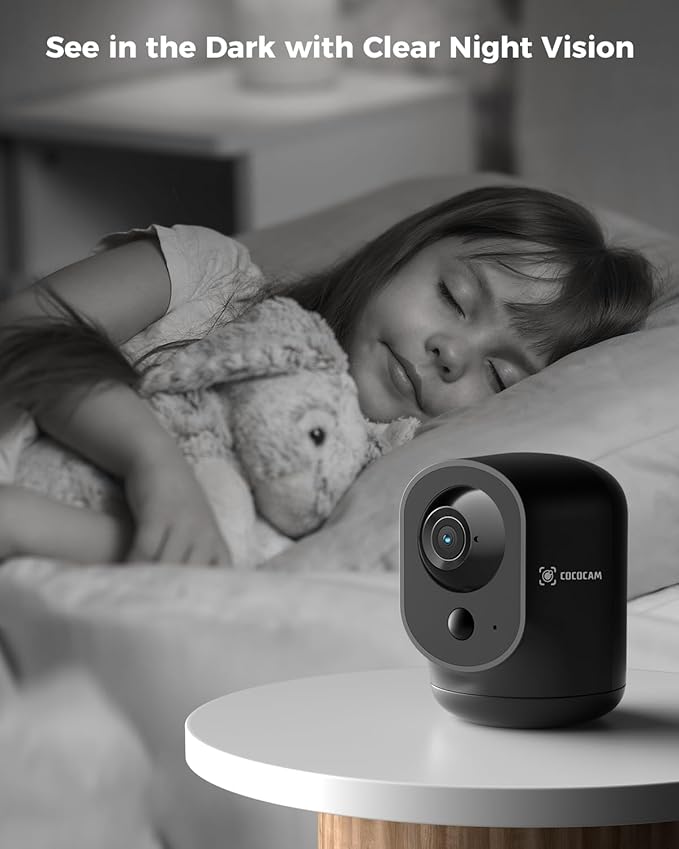 COCOCAM 2K Indoor Pan/Tilt Security Camera - Image 6