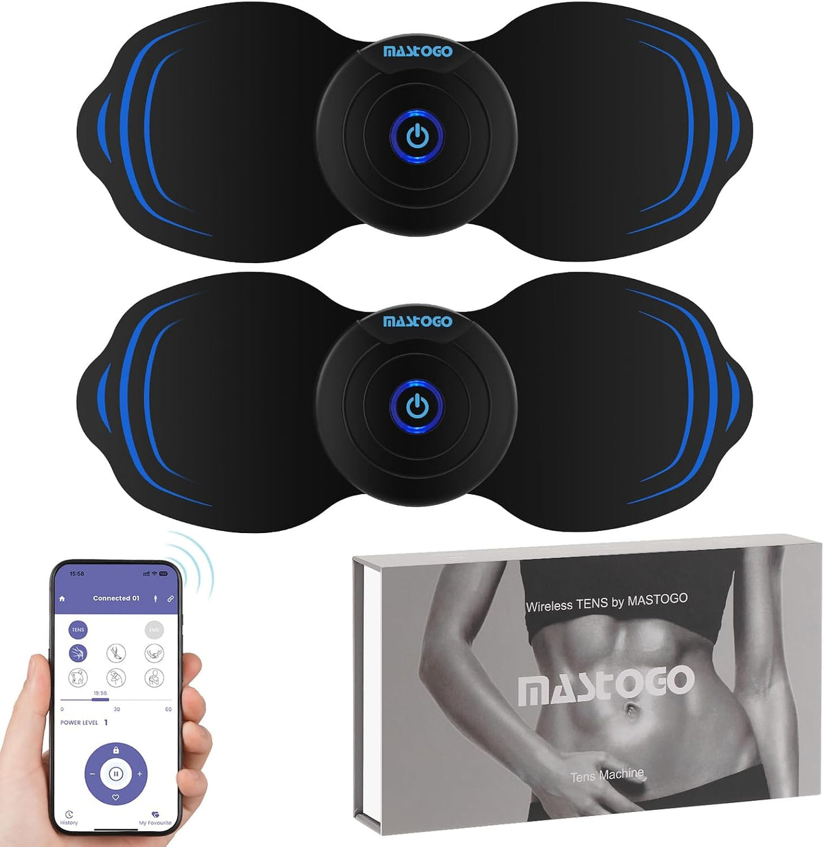 Wireless Tens Unit Muscle Stimulator