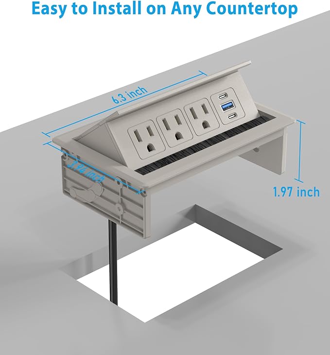 Recessed Conference Table Power Hub - Image 7