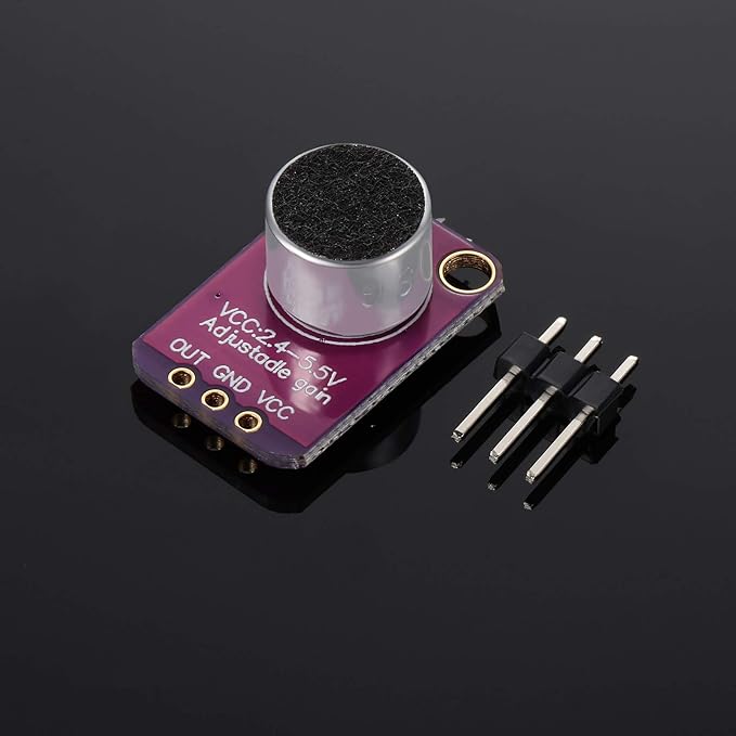 Weewooday 10 Pieces Electret Microphone Amplifier Adjustable MAX4466 Module - Image 7
