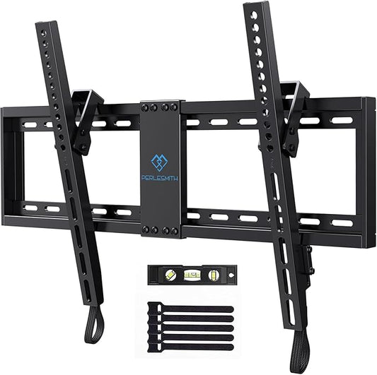 PERLESMITH UL Listed TV Mount for Most 37-85 inch TV, Universal Tilt TV Wall by PERLESMITH