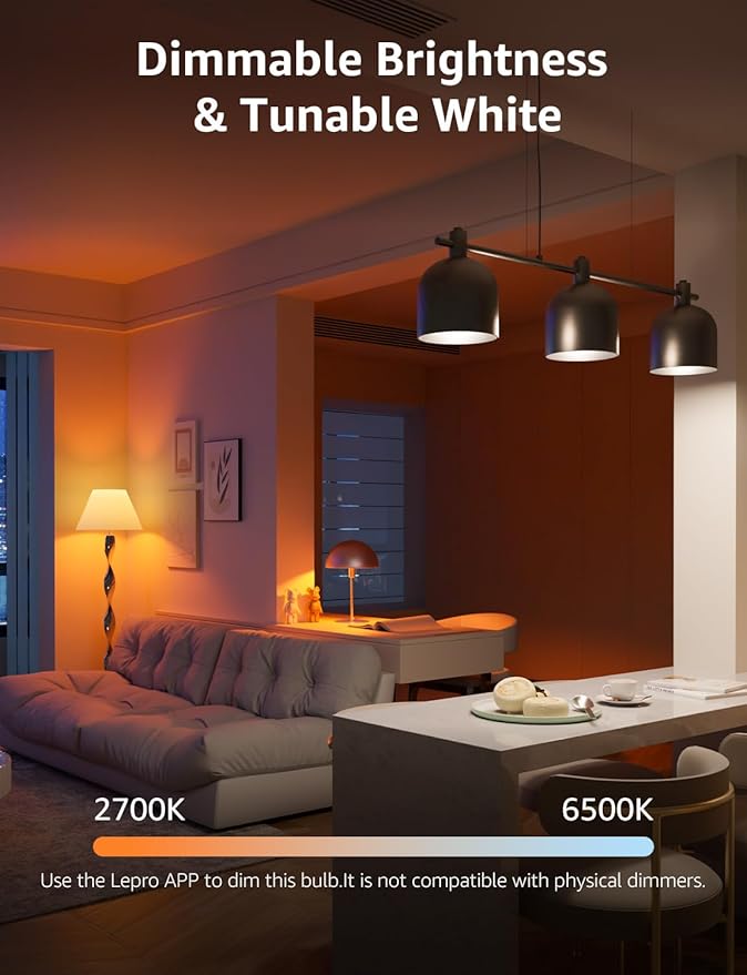 Lepro B3 AI Smart Light Bulbs - Image 4