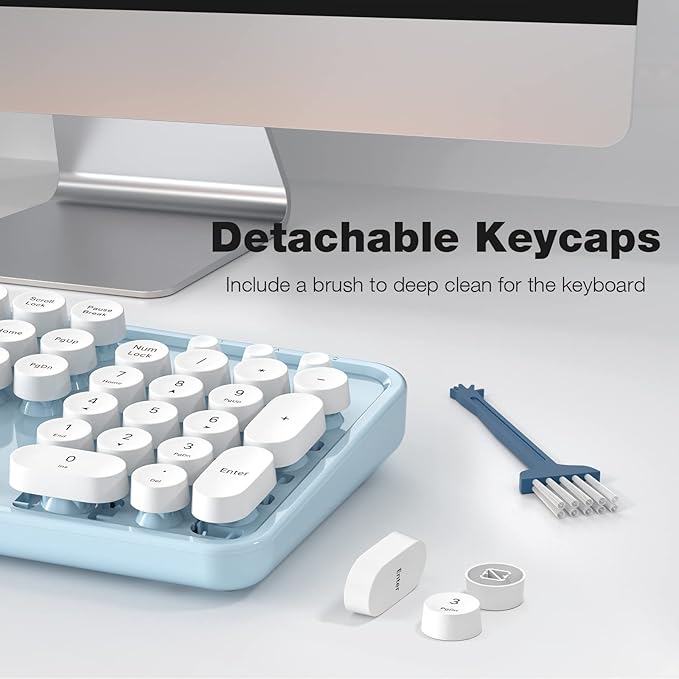 MOFII Wireless Keyboard and Mouse Combo, Computer Full Size 2.4G Plug and Play - Image 5