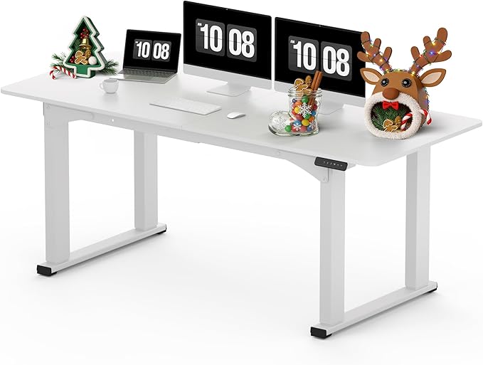 SANODESK 4-Leg Standing Desk, Electric Height Adjustable Desk by sanodesk