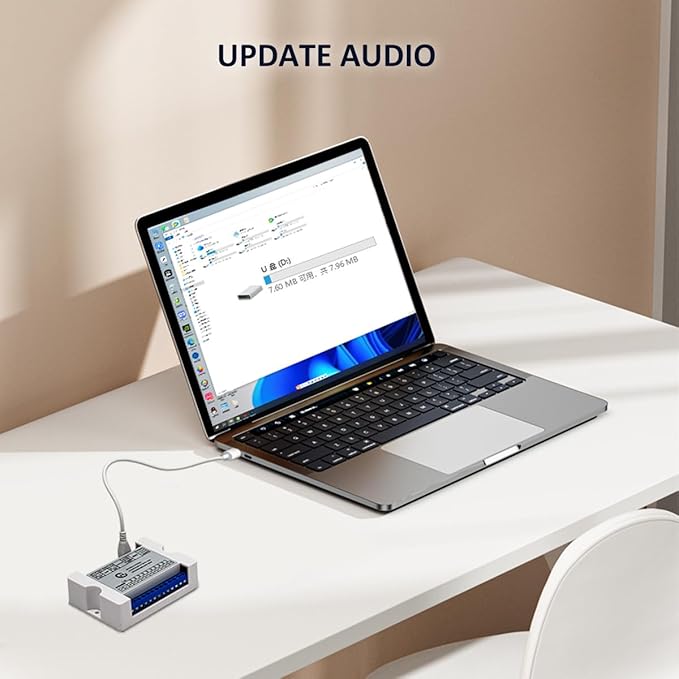80W Vocie Playback Module, CH358D Low Lever Trigger 8MB DC 9-24V Sound Board - Image 7