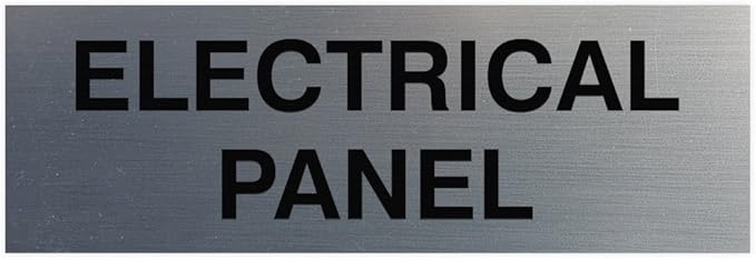 All Quality Basic Electrical Panel Sign by All+Quality