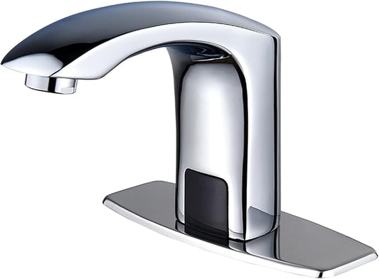 HALO H59 Brass Chrome Touchless Bathroom Faucet 4 AA Batteries Powered by HALO